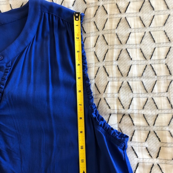 Merona Royal Blue Sleeveless Top Size XXL - Picture 5 of 12